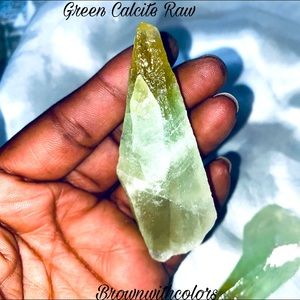 Raw Green Calcite